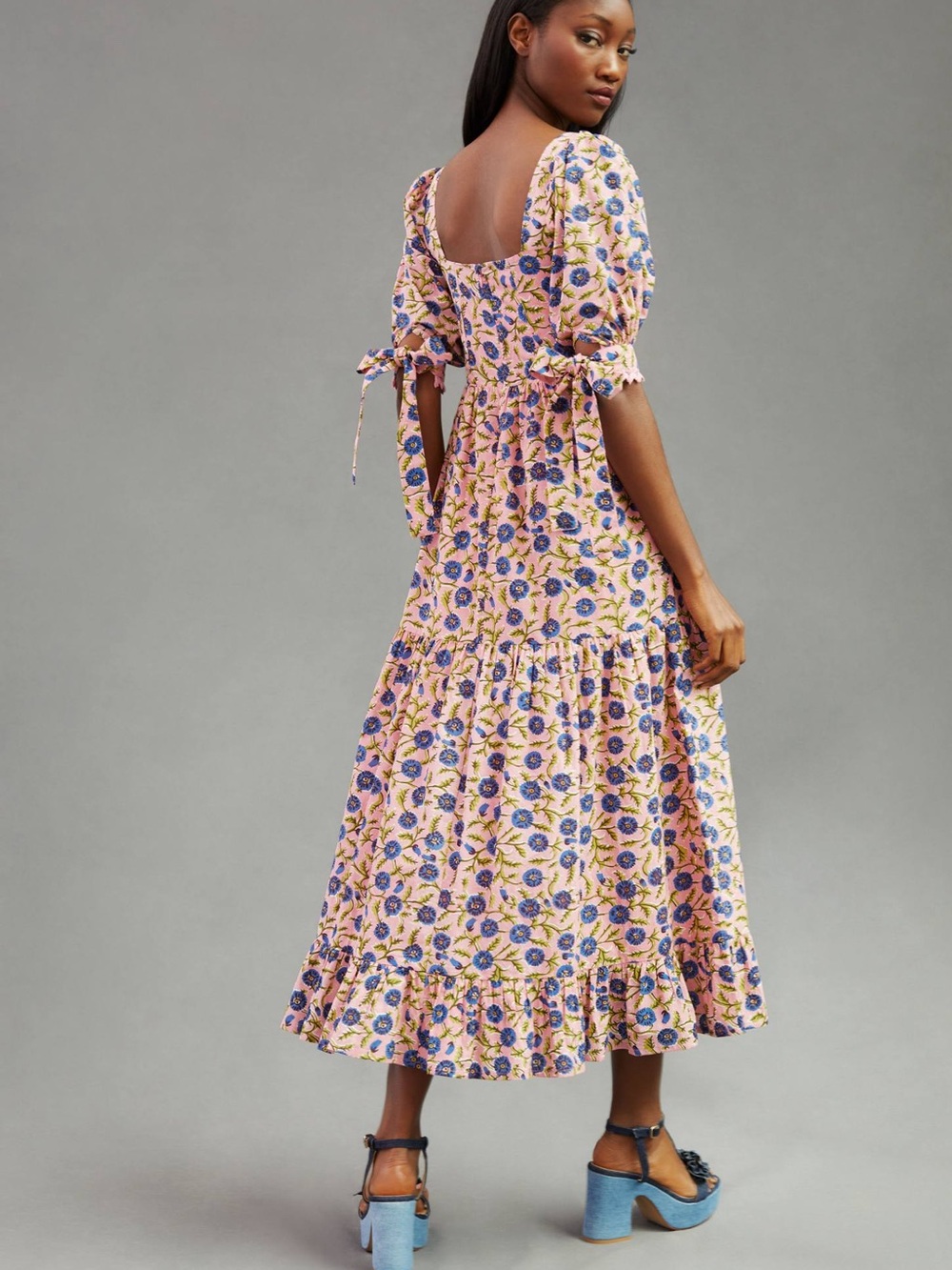Eddy Squareneck Midi Dress - Picture 12 of 14